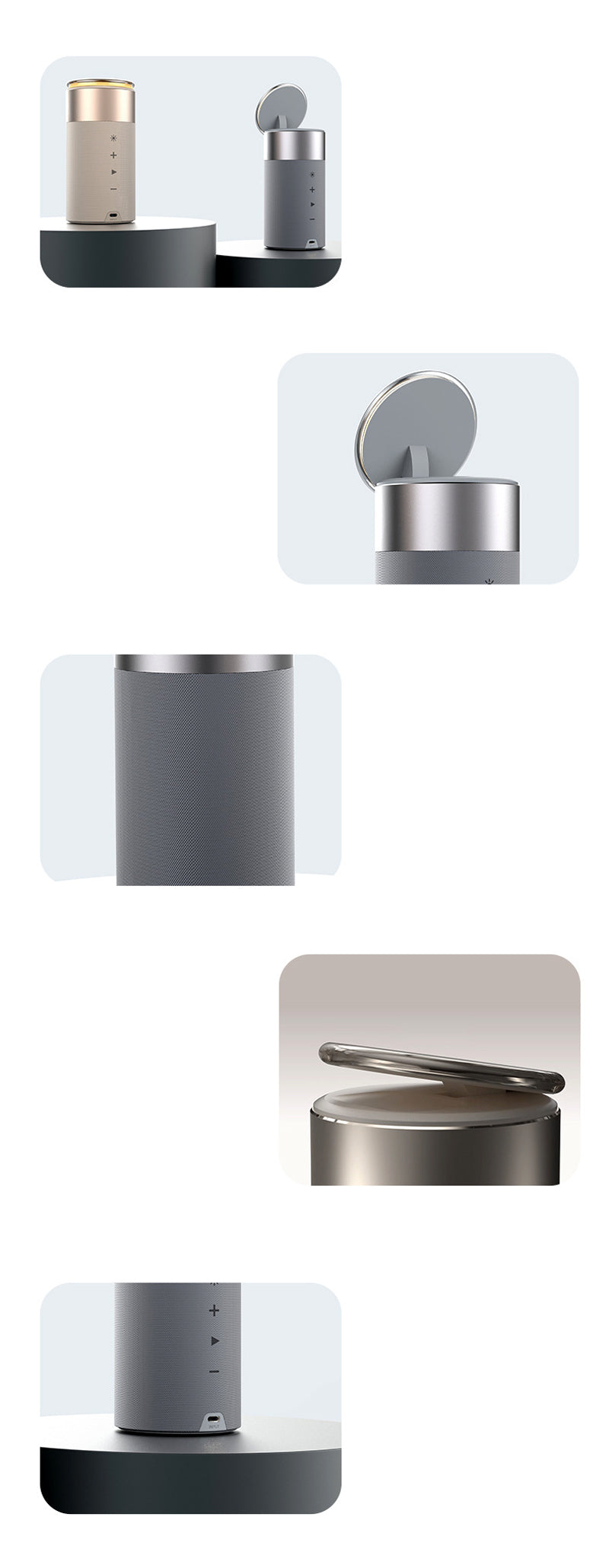 TriCharge Soundlight 3 In 1 Multifunktions-IPhone und AirPods Drahtloses Ladegerät