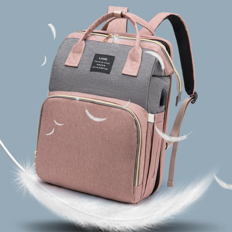 MummyPro™ – Multifunktionaler Baby Wickelrucksack mit Isolierter Milch Tasche