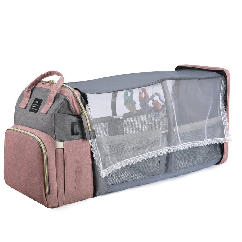 MummyPro™ – Multifunktionaler Baby Wickelrucksack mit Isolierter Milch Tasche