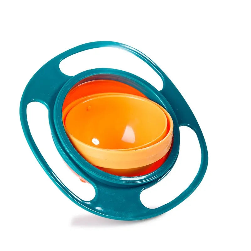 GyroBowl Pro – 360° Rotierender, Auslaufsicherer Universal-Kinderteller