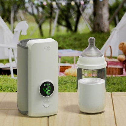 TravelEase Baby Bottle Warmer – Tragbare, kabellose Flaschenwärmer-Tasche mit USB-Aufladung
