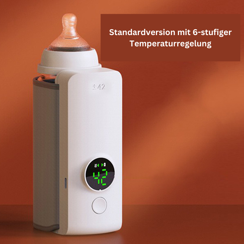 TravelEase Baby Bottle Warmer – Tragbare, kabellose Flaschenwärmer-Tasche mit USB-Aufladung