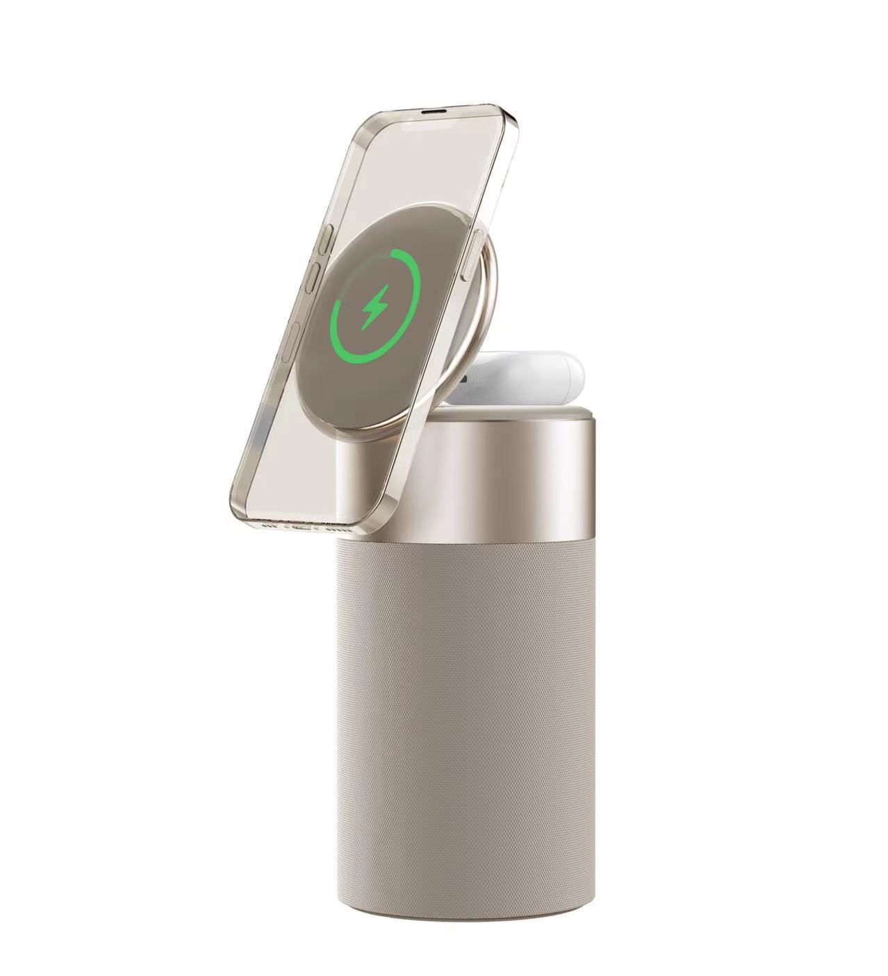 TriCharge Soundlight 3 In 1 Multifunktions-IPhone und AirPods Drahtloses Ladegerät